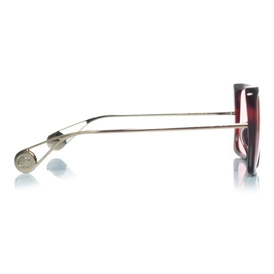 Gucci, rosa oversized Havana solglasögon - Image 3