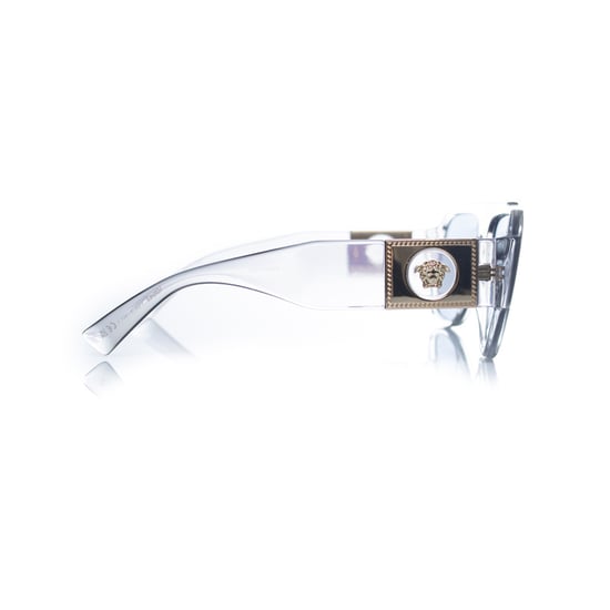 Versace, transparent shield medusa sunglasses - Image 3