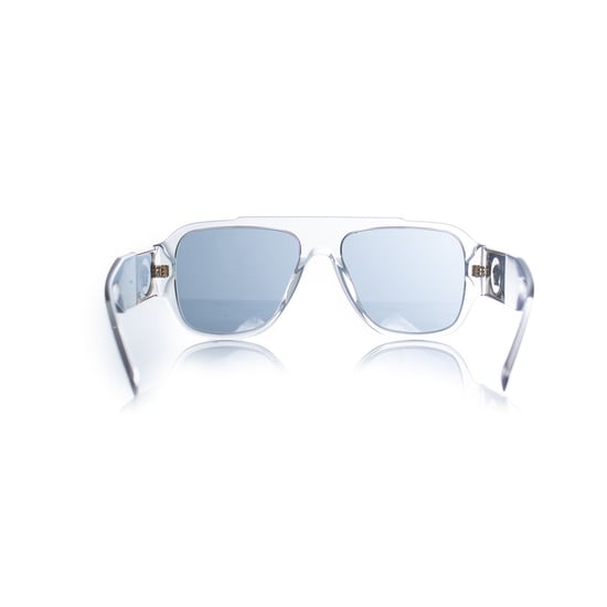 Versace, transparent shield medusa sunglasses - Image 4