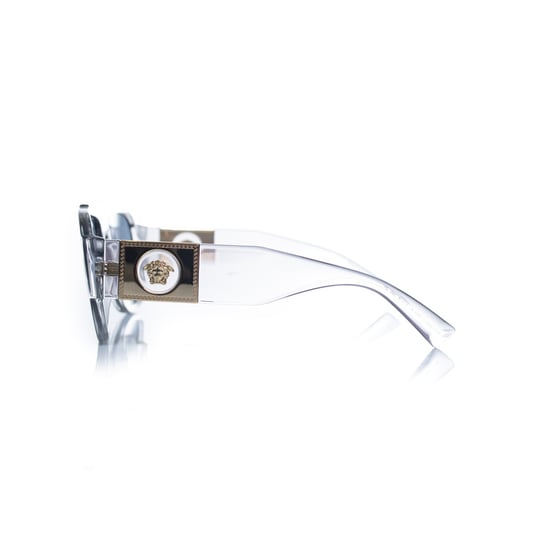 Versace, transparent shield medusa sunglasses - Image 5