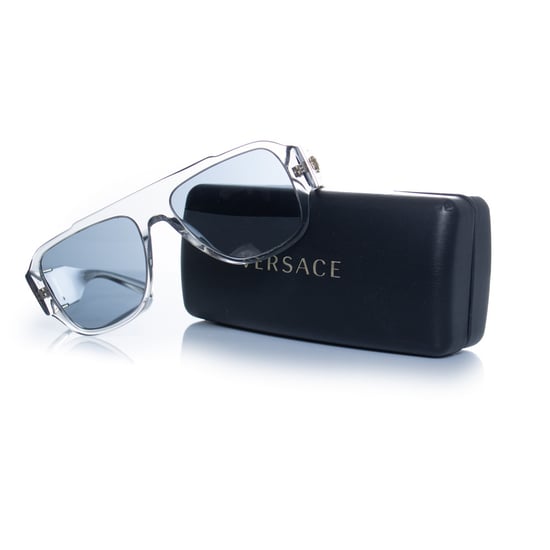 Versace, transparent shield medusa sunglasses - Image 6