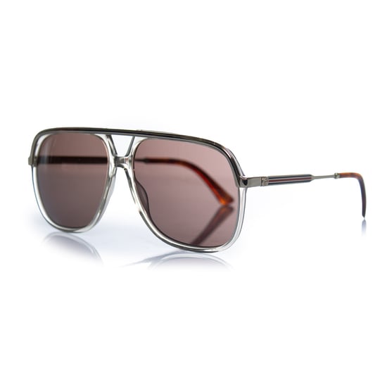 Gucci, transparante en gouden aviator - Image 2
