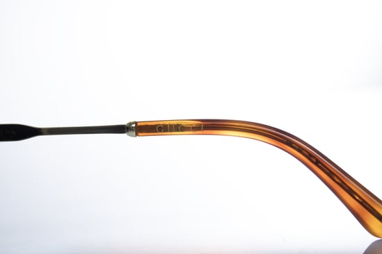 Gucci, transparante en gouden aviator - Image 6