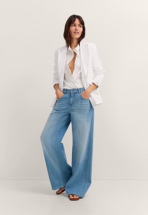 Bugatti Damen Blazer aus Leinenmischung mit Reverskragen - Image 4