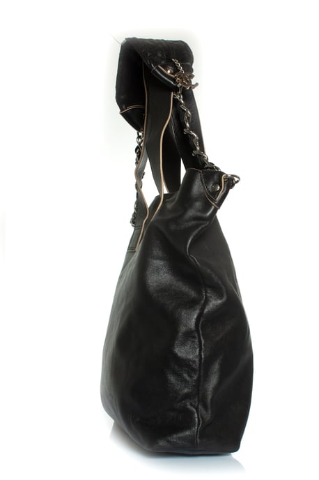Chanel, Deca coco 2way tote bag in black leather - Image 2