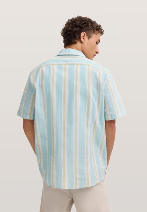 Bugatti Herren Overhemd met korte mouwen, modern fit, van puur katoen - Image 2