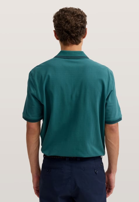 Bugatti Herren Polo Modern Fit van puur katoen - Image 2