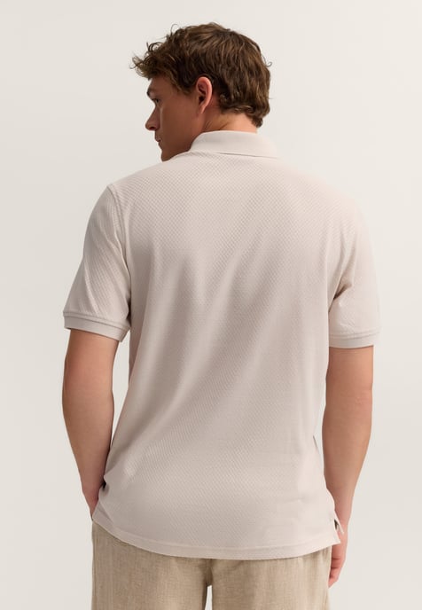 Bugatti Herren Poloshirt met katoenen structuur - Image 2