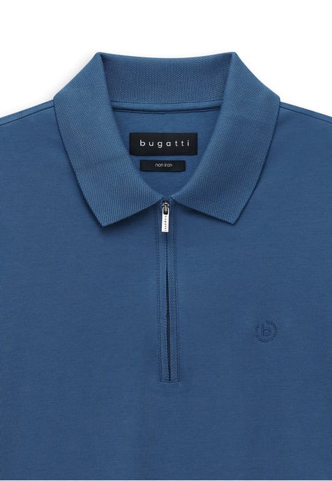Bugatti Herren Poloshirt met korte ritssluiting - Image 3