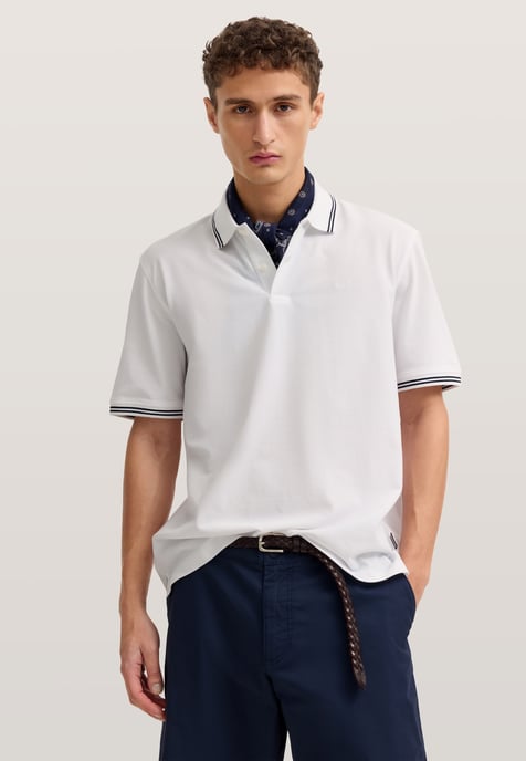 Bugatti Herren Polo Modern Fit van puur katoen - Image 1