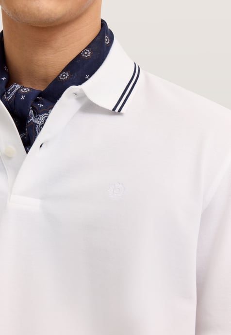 Bugatti Herren Polo Modern Fit van puur katoen - Image 4