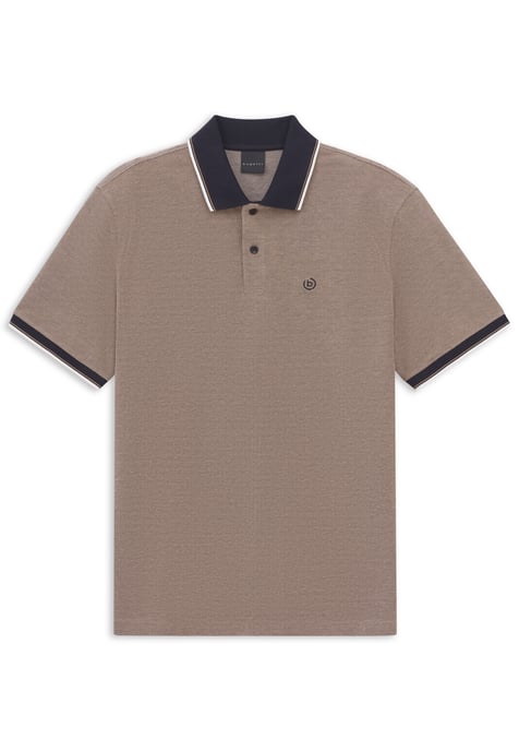 Bugatti Herren Polo shirt modern fit met subtiel borduursel - Image 1