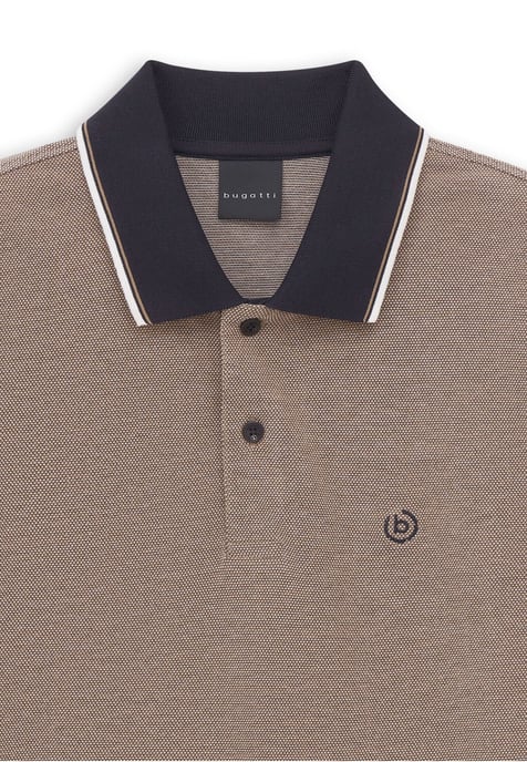 Bugatti Herren Polo shirt modern fit met subtiel borduursel - Image 2