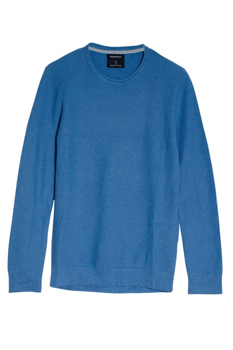Roll Edge Crew Neck Spring Sweater - Image 2
