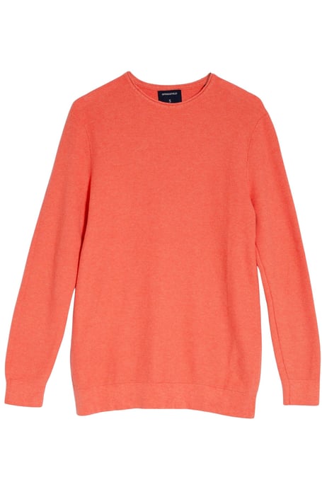 Roll Edge Crew Neck Spring Sweater - Image 2