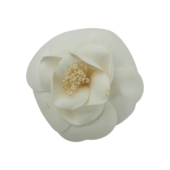 Chanel Cloth Brooch Camelia - Image 1