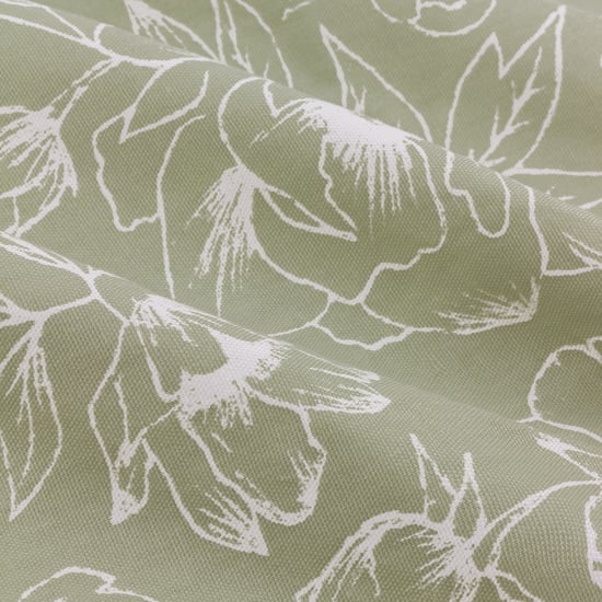 Wylder Bella Floral Lined Eyelet Curtain Pair, Sage - Image 5