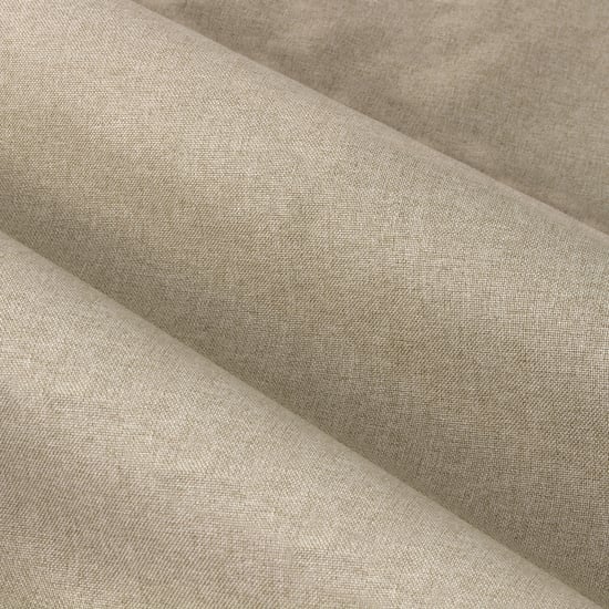 Furn Dawn Textured Blackout Eyelet Curtain Pair, Natural - Image 5