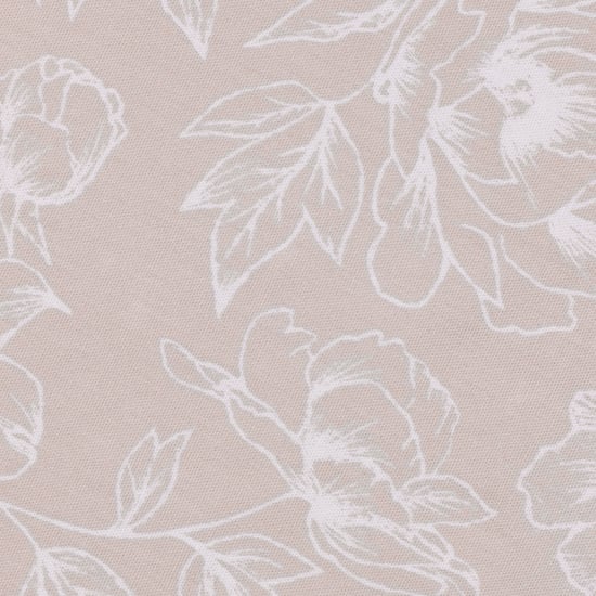Wylder Bella Floral Lined Pencil Pleat Curtain Pair, Natural - Image 6