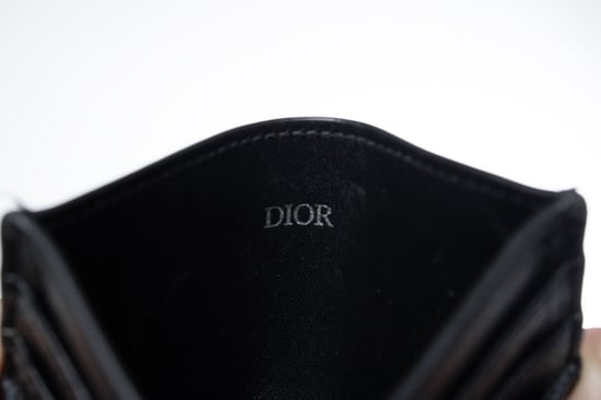 Dior, monogram canvas and leather card holder - Image 4