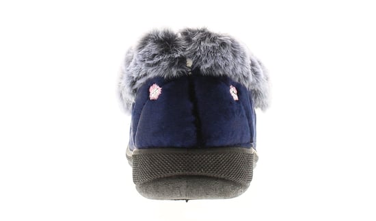Jo & Joe Womens Slippers Faux Fur Delilah navy - Image 4