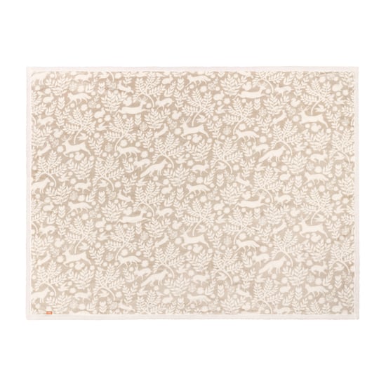 Furn Skandi Woodland Sherpa Fleece Throw, Sable - Image 3