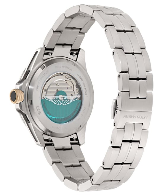 Aston Martin Thrill Rim Heren Zilveren Horloge MTRR1F505 - Image 2