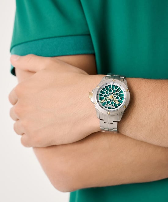 Aston Martin Thrill Rim Heren Zilveren Horloge MTRR1F505 - Image 4