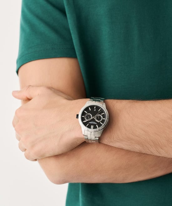 Aston Martin Icon Hdl Heren Zilveren Horloge MTIH2S603 - Image 4