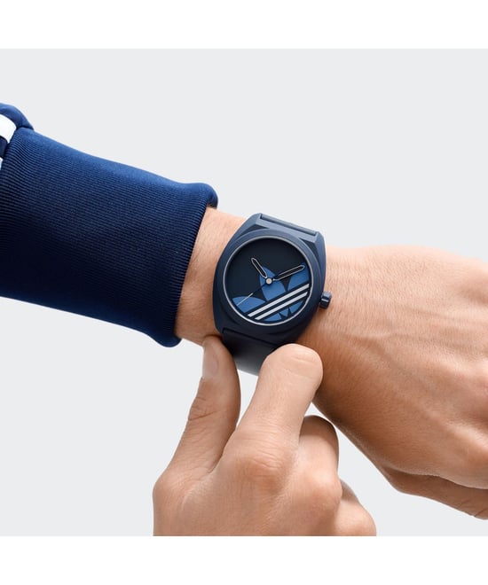 Adidas Originals Project Three Unisex Blauwe Horloge AOST26046 - Image 4