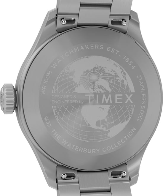 Timex Waterbury Traditional Heren Horloge Zilverkleurig TW2Y70300 - Image 3