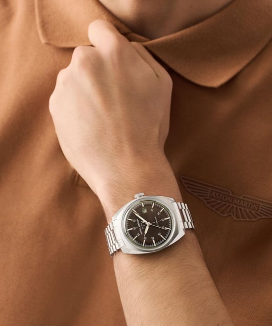 Aston Martin Timeless Ts2 Heren Zilveren Horloge MTTS2S602 - Image 4