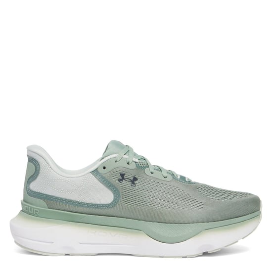 Men's Under Armour Infinite Pro Entry Road Running Shoes in Grn/Grn/Black - Image 1