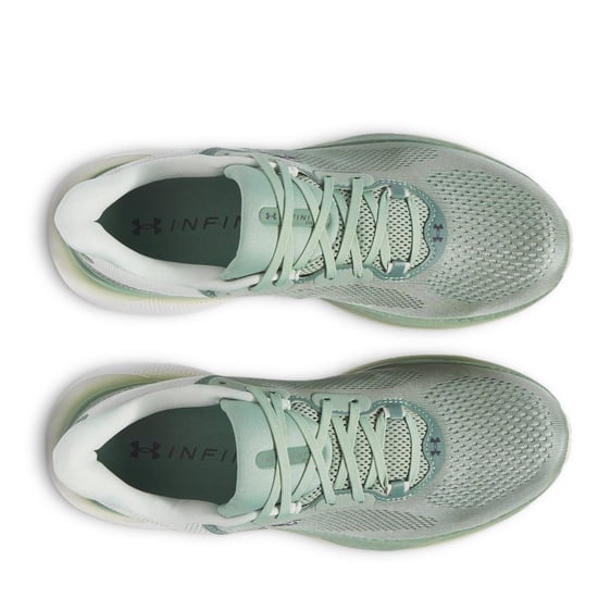Men's Under Armour Infinite Pro Entry Road Running Shoes in Grn/Grn/Black - Image 4