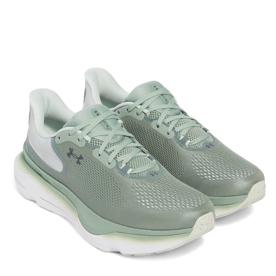 Men's Under Armour Infinite Pro Entry Road Running Shoes in Grn/Grn/Black - Image 5