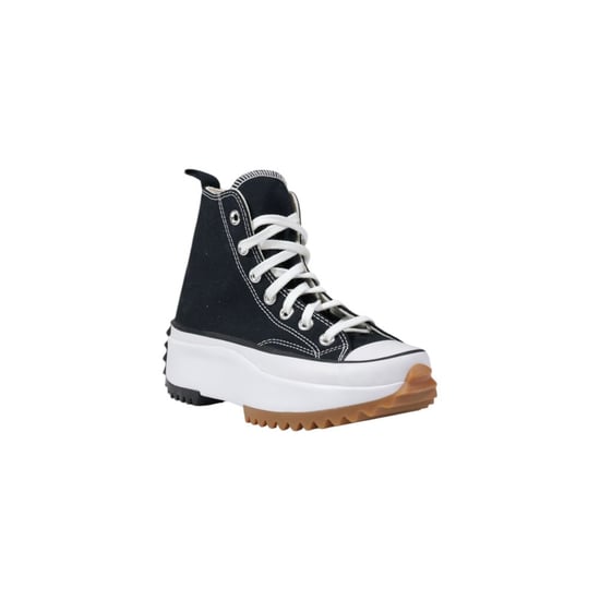 Converse Zwarte en Witte Stoffen Chunky Sneakers - Image 2
