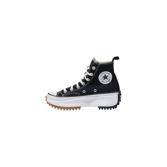 Converse Zwarte en Witte Stoffen Chunky Sneakers - Image 3