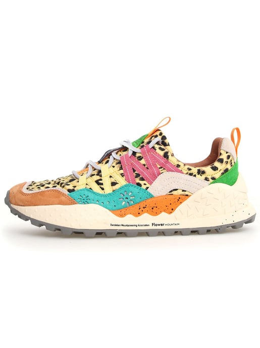 Womens Pink Multi Washi Trainer - Image 1