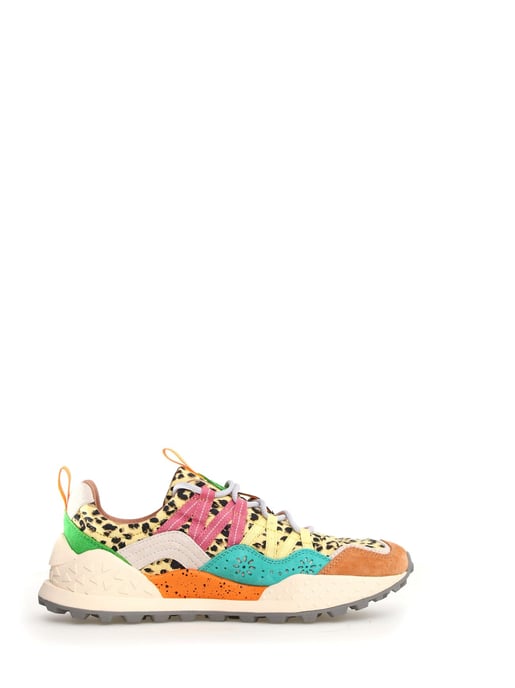 Womens Pink Multi Washi Trainer - Image 4