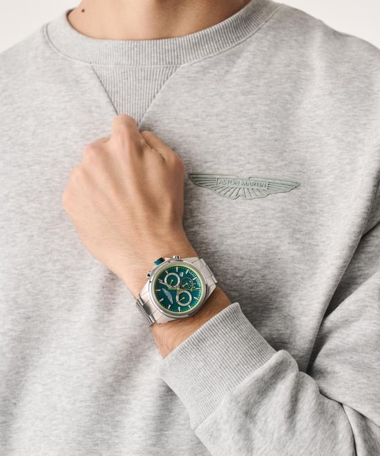 Aston Martin Thrill Hlc W Heren Zilveren Horloge MTRH2S602 - Image 4
