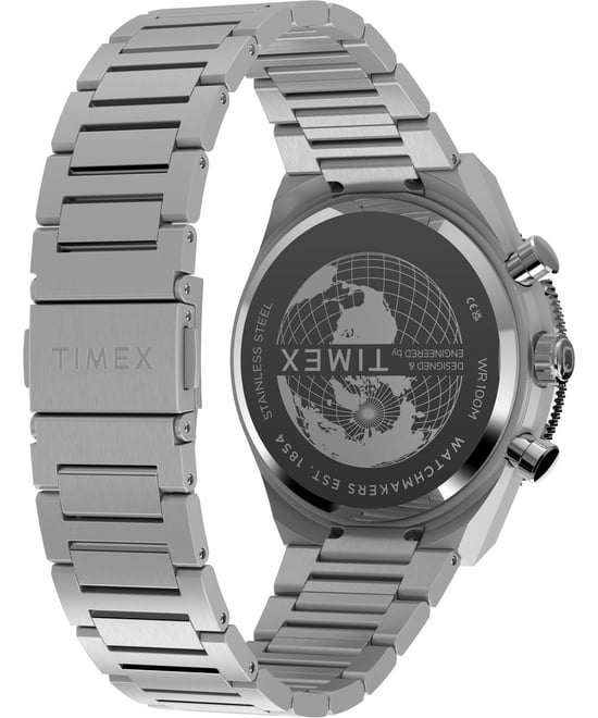 Timex Q Timex Continental Heren Horloge Zilverkleurig TW2Y55900 - Image 4
