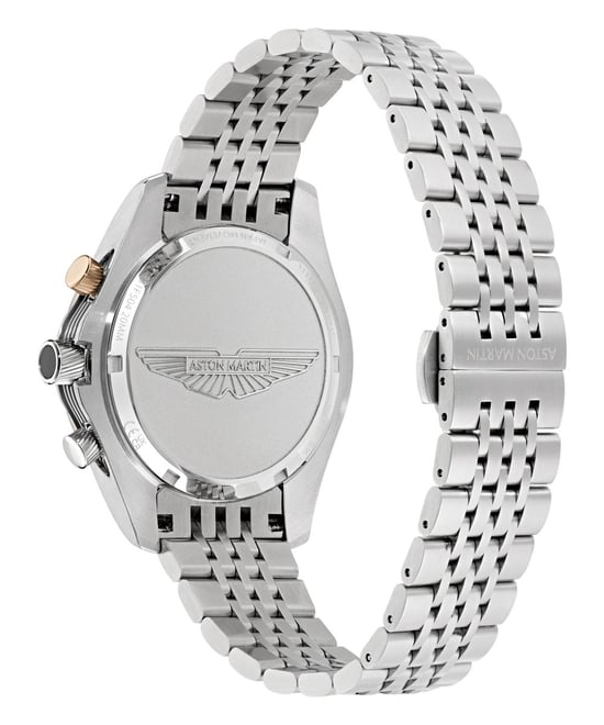 Aston Martin Thrill Sgt W Heren Zilver Horloge MTRS1F504 - Image 2