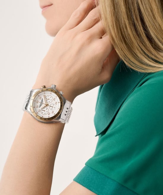 Aston Martin Thrill Sgt W Heren Zilver Horloge MTRS1F504 - Image 4