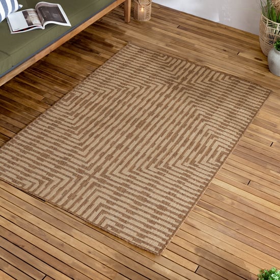 Yard Sandown Jute Indoor/Outdoor Rug, Natural - Image 4