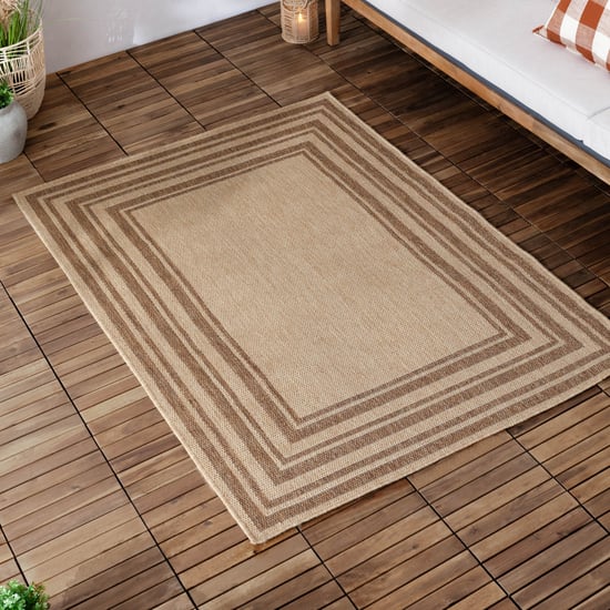 Yard Camber Jute Indoor/Outdoor Rug, Natural - Image 4