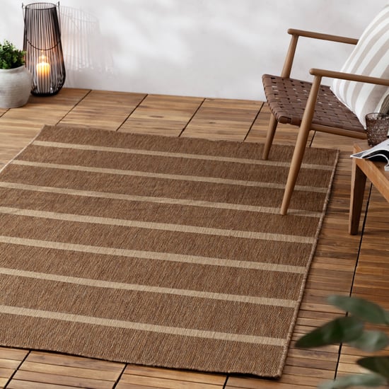 Yard Tala Stripe Jute Rug, Natural - Image 1