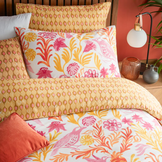 Furn Alentejo Reversible Duvet Cover Set, Citrus - Image 2