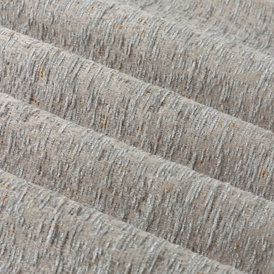 Paoletti Galaxy Fully Lined Chenille Eyelet Curtain Pair, Silver - Image 5