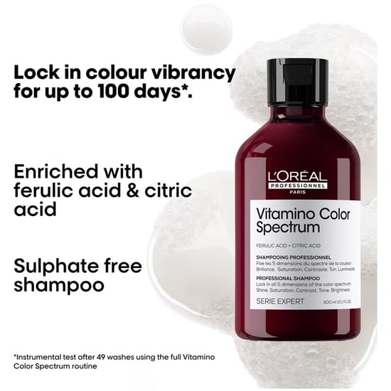 L'oreal Professionnel Vitamino Color Spectrum Shampoo 300ml & Conditioner 200ml - Image 5