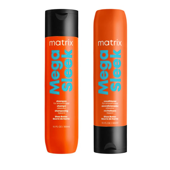 Matrix Total Results Mega Sleek Shampoo 300ml & Conditioner 300ml Duo For Frizzy Hair - Image 1